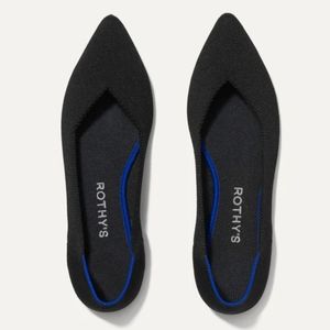 Rothy's black flats - the point
